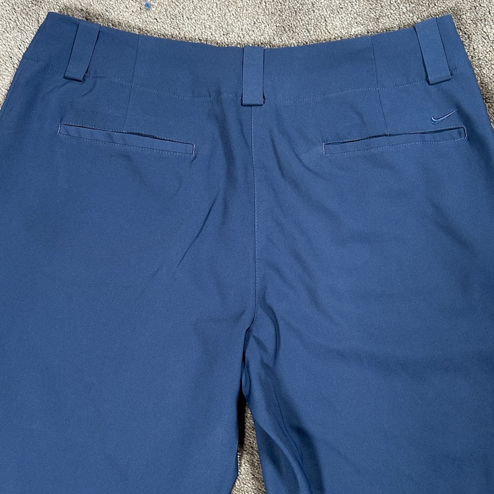 Nike Golf Shorts Womens 8 Navy Blue Solid Dri-FIT Performance Athletic 256862410 - Picture 11 of 13